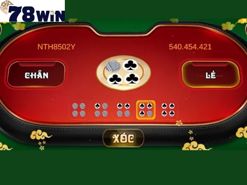 Xóc đĩa 78win giao diện thân thiện